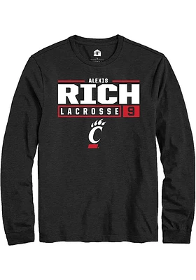 Alexis Rich Cincinnati Bearcats Rally NIL Stacked Box Long Sleeve T Shirt