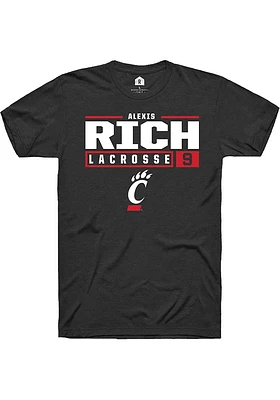 Alexis Rich Cincinnati Bearcats Rally NIL Stacked Box Short Sleeve T Shirt