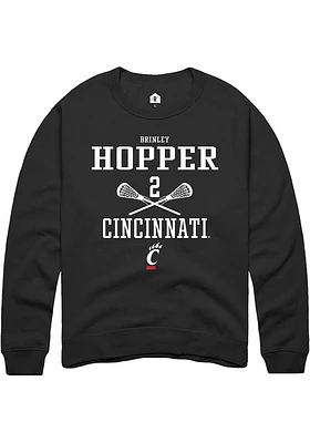 Brinley Hopper Rally Cincinnati Bearcats Mens NIL Sport Icon Long Sleeve Crew Sweatshirt