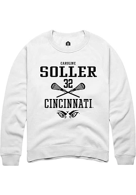 Caroline Soller Rally Cincinnati Bearcats Mens NIL Sport Icon Long Sleeve Crew Sweatshirt