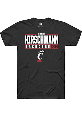 Grace Hirschmann Cincinnati Bearcats Rally NIL Stacked Box Short Sleeve T Shirt