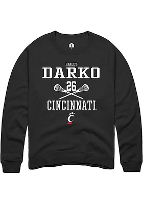 Hailey Darko Rally Cincinnati Bearcats Mens NIL Sport Icon Long Sleeve Crew Sweatshirt