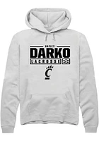 Hailey Darko Rally Cincinnati Bearcats Mens NIL Stacked Box Long Sleeve Hoodie