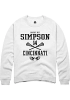 Hailey Joy Simpson Rally Cincinnati Bearcats Mens NIL Sport Icon Long Sleeve Crew Sweatshir