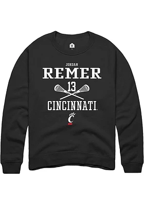 Jordan Remer Rally Cincinnati Bearcats Mens NIL Sport Icon Long Sleeve Crew Sweatshirt