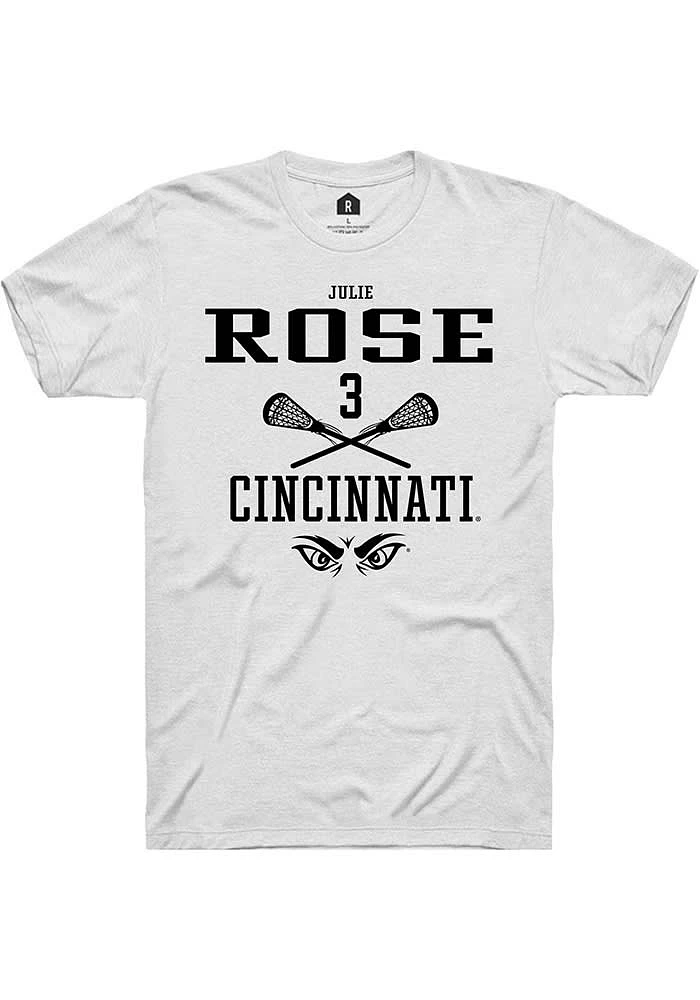 Julie Rose Cincinnati Bearcats Rally NIL Sport Icon Short Sleeve T Shirt