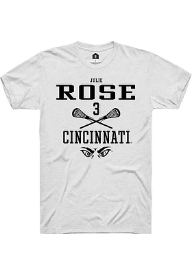 Julie Rose Cincinnati Bearcats Rally NIL Sport Icon Short Sleeve T Shirt