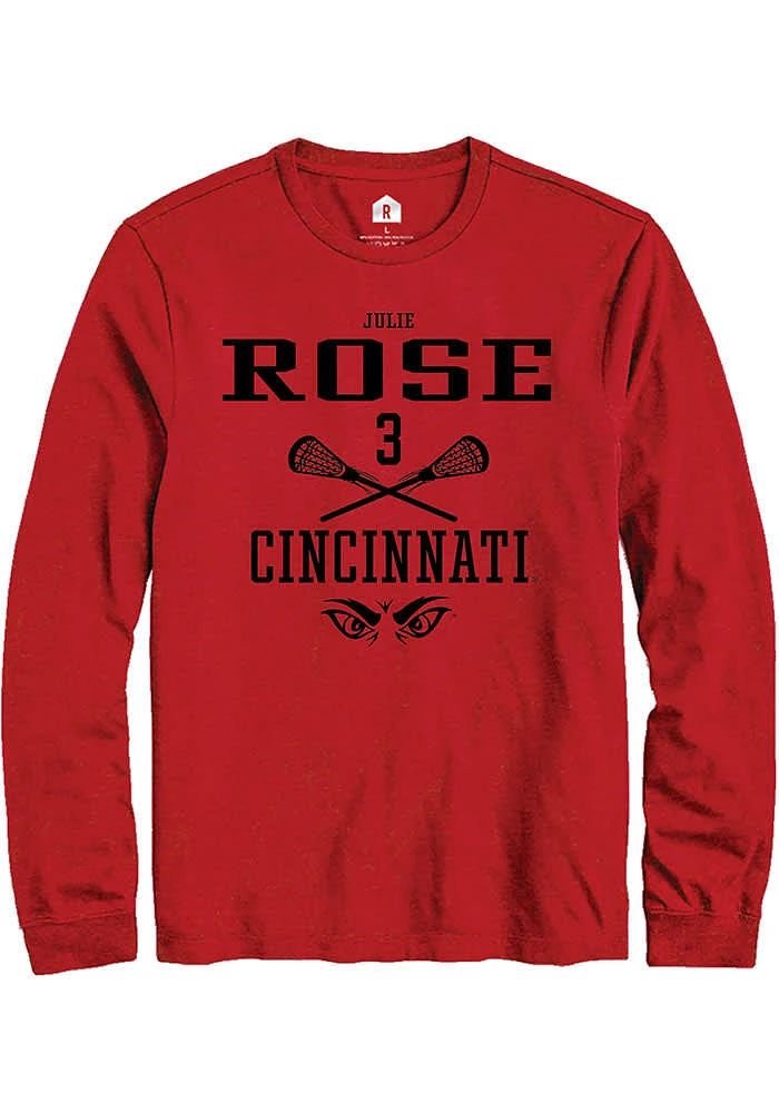 Julie Rose Cincinnati Bearcats Rally NIL Sport Icon Long Sleeve T Shirt