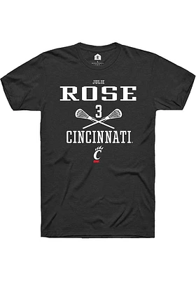 Julie Rose Cincinnati Bearcats Rally NIL Sport Icon Short Sleeve T Shirt