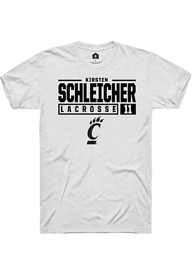 Kirsten Schleicher Cincinnati Bearcats Rally NIL Stacked Box Short Sleeve T Shirt