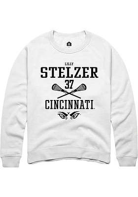 Lilly Stelzer Rally Cincinnati Bearcats Mens NIL Sport Icon Long Sleeve Crew Sweatshirt