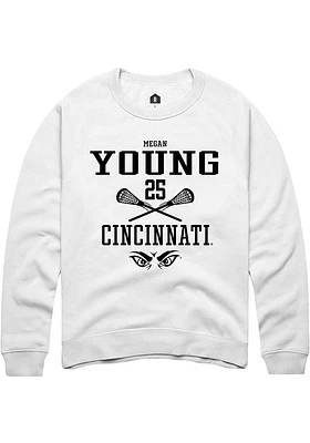 Megan Young Rally Cincinnati Bearcats Mens NIL Sport Icon Long Sleeve Crew Sweatshirt