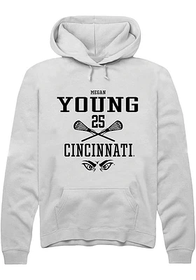 Megan Young Rally Cincinnati Bearcats Mens NIL Sport Icon Long Sleeve Hoodie