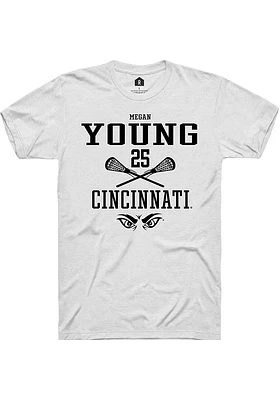 Megan Young Cincinnati Bearcats Rally NIL Sport Icon Short Sleeve T Shirt