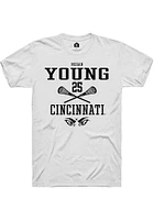 Megan Young Cincinnati Bearcats Rally NIL Sport Icon Short Sleeve T Shirt