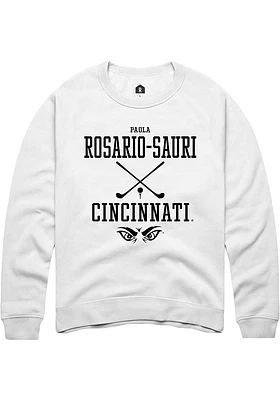 Paola Rosario-Sauri Rally Cincinnati Bearcats Mens NIL Sport Icon Long Sleeve Crew Sweats