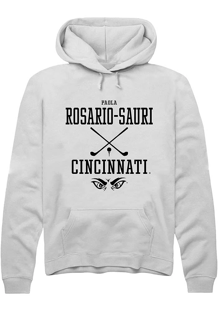 Paola Rosario-Sauri Rally Cincinnati Bearcats Mens NIL Sport Icon Long Sleeve Hoodie