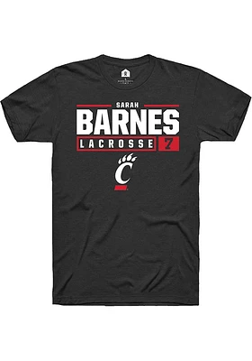 Sarah Barnes Cincinnati Bearcats Rally NIL Stacked Box Short Sleeve T Shirt