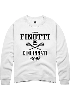 Sophia Finotti Rally Cincinnati Bearcats Mens NIL Sport Icon Long Sleeve Crew Sweatshirt