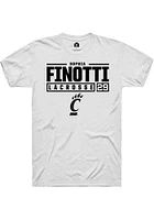 Sophia Finotti Cincinnati Bearcats Rally NIL Stacked Box Short Sleeve T Shirt