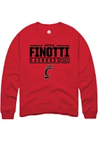 Sophia Finotti Rally Cincinnati Bearcats Mens NIL Stacked Box Long Sleeve Crew Sweatshirt