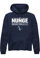 Bob Nunge  Rally Xavier Musketeers Mens Navy Blue NIL Stacked Box Long Sleeve Hoodie