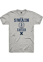 Dailyn Swain  Xavier Musketeers Ash Rally NIL Sport Icon Short Sleeve T Shirt