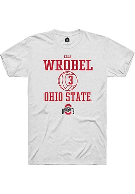 Ella Wrobel Ohio State Buckeyes Rally NIL Sport Icon Short Sleeve T Shirt