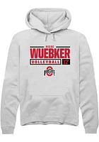 Reese Wuebker Rally Ohio State Buckeyes Mens NIL Stacked Box Long Sleeve Hoodie