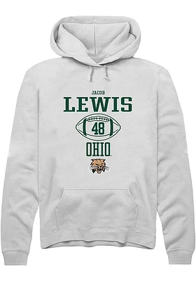 Jacob Lewis Rally Ohio Bobcats Mens NIL Sport Icon Long Sleeve Hoodie