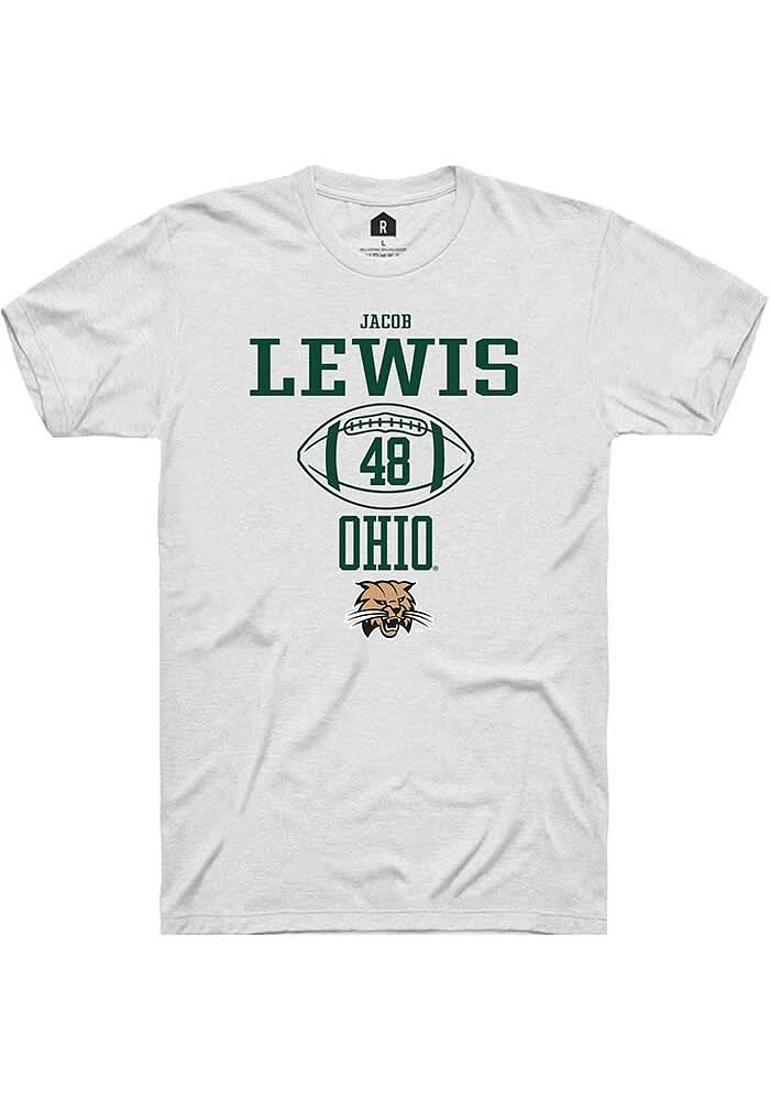 Jacob Lewis Ohio Bobcats Rally NIL Sport Icon Short Sleeve T Shirt