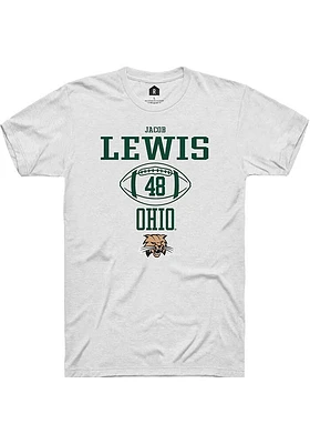 Jacob Lewis Ohio Bobcats Rally NIL Sport Icon Short Sleeve T Shirt