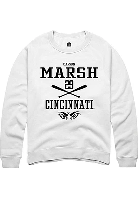 Carson Marsh Rally Cincinnati Bearcats Mens NIL Sport Icon Long Sleeve Crew Sweatshirt