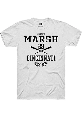 Carson Marsh Cincinnati Bearcats Rally NIL Sport Icon Short Sleeve T Shirt