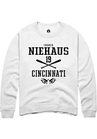 Charlie Niehaus Rally Cincinnati Bearcats Mens NIL Sport Icon Long Sleeve Crew Sweatshirt