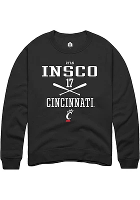 Ryan Insco Rally Cincinnati Bearcats Mens NIL Sport Icon Long Sleeve Crew Sweatshirt