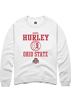 Daniel Hurley Rally Ohio State Buckeyes Mens NIL Sport Icon Long Sleeve Crew Sweatshirt