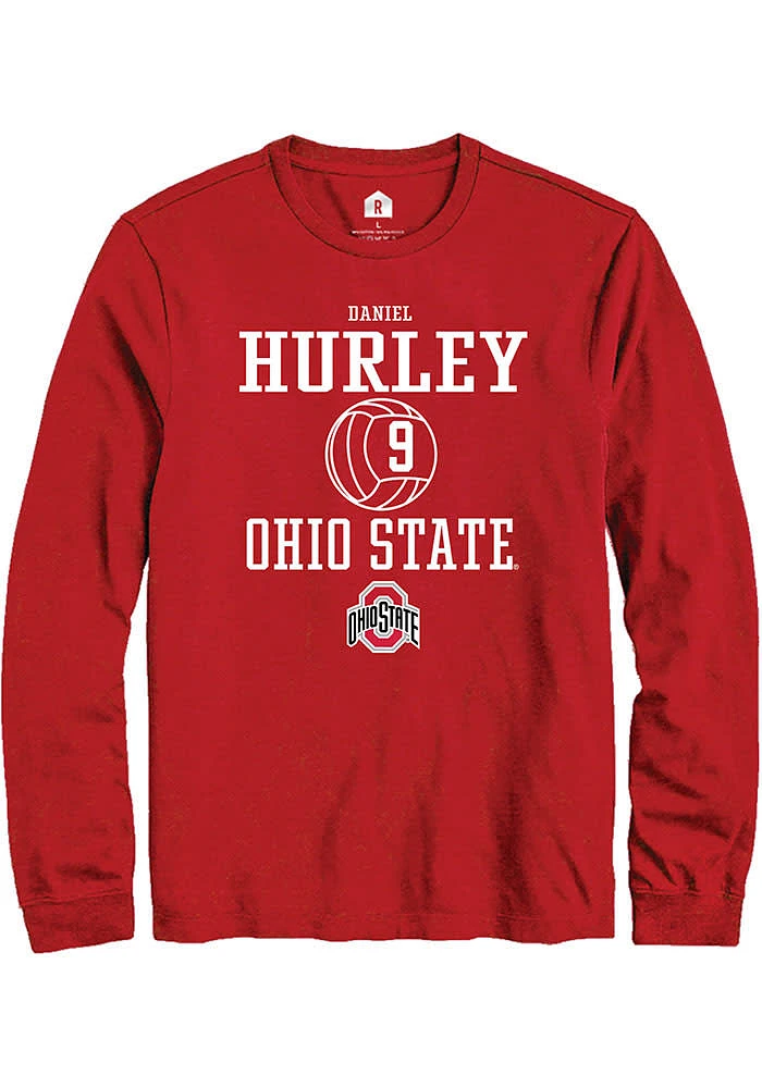 Daniel Hurley Ohio State Buckeyes Rally NIL Sport Icon Long Sleeve T Shirt