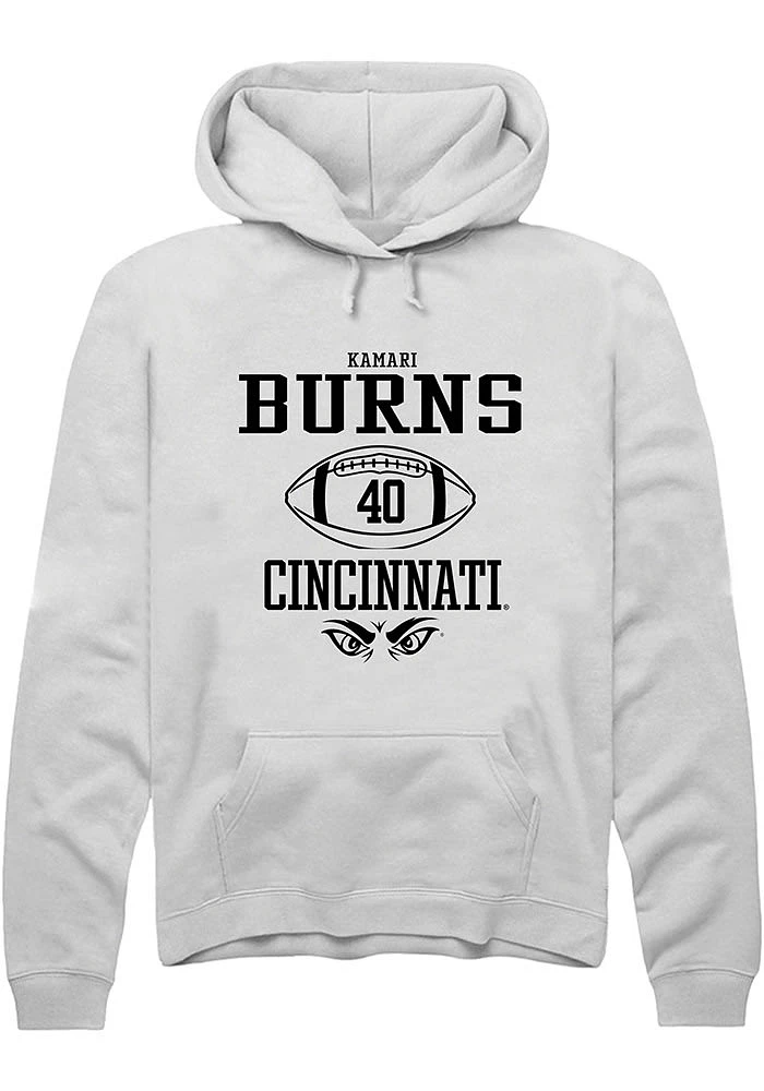 Kamari Burns Rally Cincinnati Bearcats Mens NIL Sport Icon Long Sleeve Hoodie