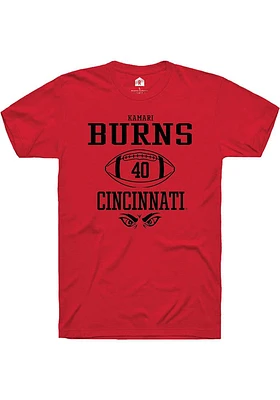 Kamari Burns Cincinnati Bearcats Rally NIL Sport Icon Short Sleeve T Shirt