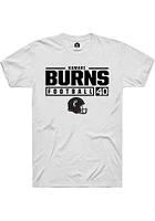 Kamari Burns Cincinnati Bearcats Rally NIL Stacked Box Short Sleeve T Shirt