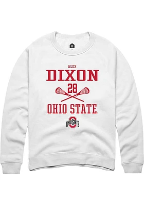 Alex Dixon Rally Ohio State Buckeyes Mens NIL Sport Icon Long Sleeve Crew Sweatshirt