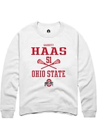 Garrett Haas Rally Ohio State Buckeyes Mens NIL Sport Icon Long Sleeve Crew Sweatshirt