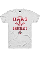 Garrett Haas Ohio State Buckeyes Rally NIL Sport Icon Short Sleeve T Shirt