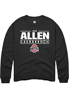 Jack Allen Rally Ohio State Buckeyes Mens NIL Stacked Box Long Sleeve Crew Sweatshirt