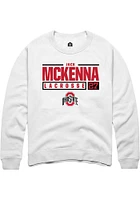 Jack McKenna Rally Ohio State Buckeyes Mens NIL Stacked Box Long Sleeve Crew Sweatshirt