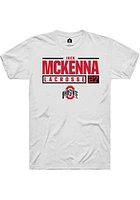 Jack McKenna Ohio State Buckeyes Rally NIL Stacked Box Short Sleeve T Shirt