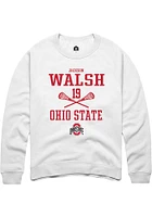 Jackson Walsh Rally Ohio State Buckeyes Mens NIL Sport Icon Long Sleeve Crew Sweatshirt