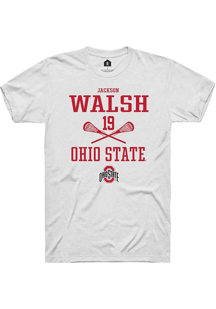 Jackson Walsh Ohio State Buckeyes Rally NIL Sport Icon Short Sleeve T Shirt