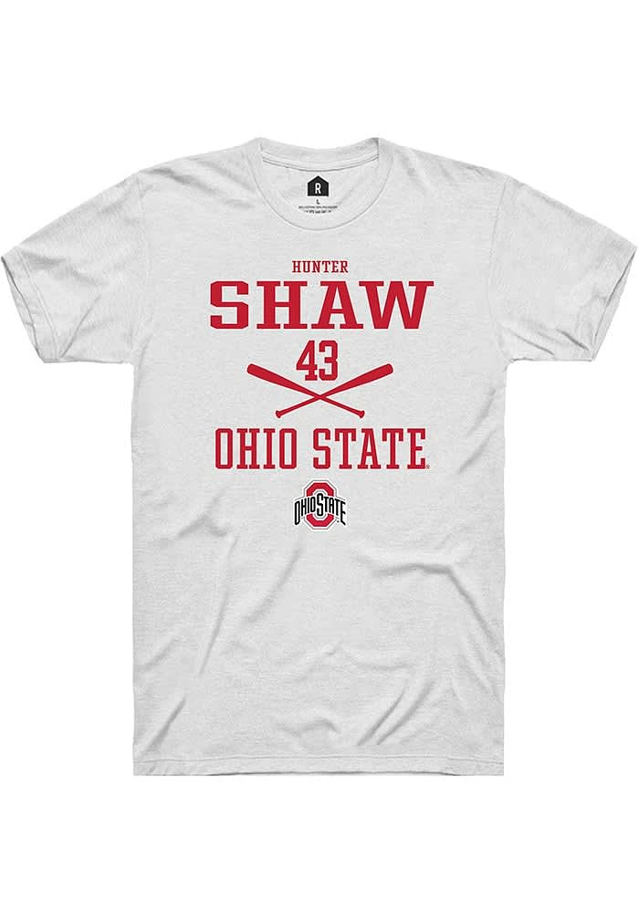 Hunter Shaw Ohio State Buckeyes Rally NIL Sport Icon Short Sleeve T Shirt